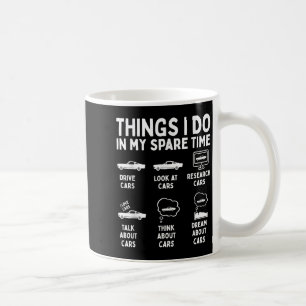 Things I Do In My Spare Time Cat, Funny Cat Men Wo Coffee Mug