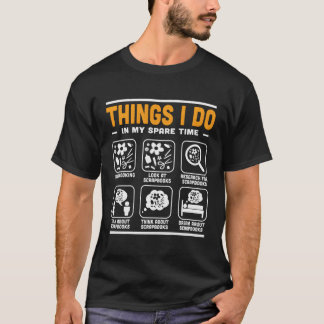 Things I Do In My Spare Time Crafter Scrapbooking T-Shirt