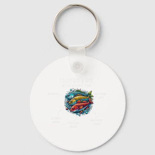 Things I Do In My Spare Time Funny Fishing 3 Key Ring