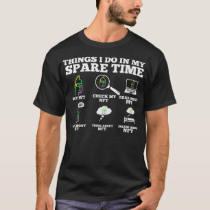 Things I Do In My Spare Time  Funny NFT Premium  T-Shirt