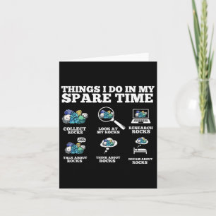 Things I Do In My Spare Time - Funny Rock Collecto Card