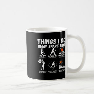 Things I Do In My Spare Time Funny Sketll Lover 1 Coffee Mug