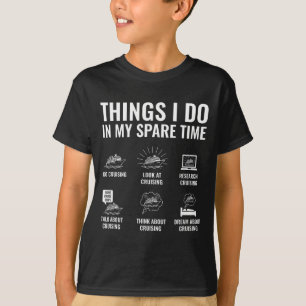 Things I Do In My Spare Time Funny Soccer Lover Fo T-Shirt