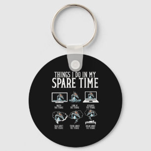 Things I Do In My Spare Time Funny Titanic  Key Ring