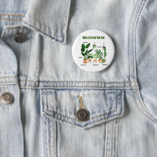 Things I Do In My Spare Time - Gardener, Gardening 6 Cm Round Badge