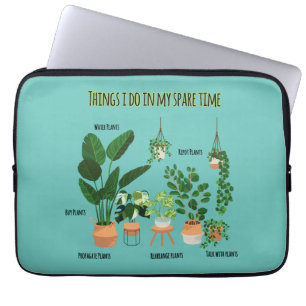 Things I Do In My Spare Time - Gardener, Gardening Laptop Sleeve