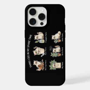 Things I Do In My Spare Time Gardening Ragdoll Cat iPhone 15 Pro Max Case