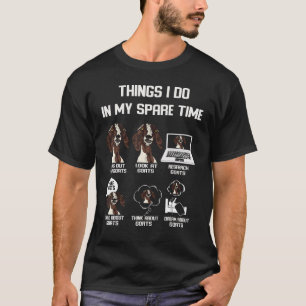 Things I Do In My Spare Time goat Farm and Goats T-Shirt
