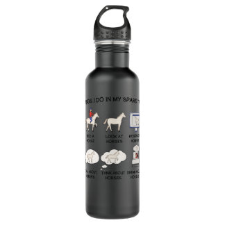 Things I Do In My Spare Time, Horse Gifts For Wome 710 Ml Water Bottle