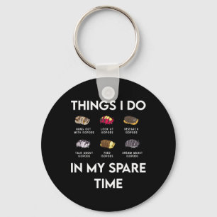 Things I Do In My Spare Time Isopod Insect Science Key Ring