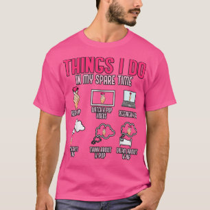 Things I Do In My Spare Time Kpop Korean Pop Music T-Shirt