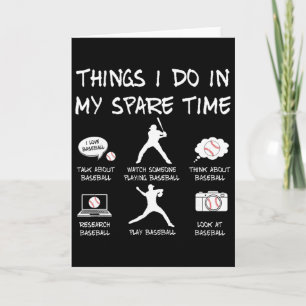 Things I Do In My Spare Time Sell Lover Sport Men  Card