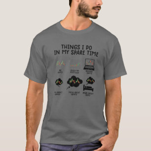 Things I Do In My Spare Time Trading Funny Crypto T-Shirt