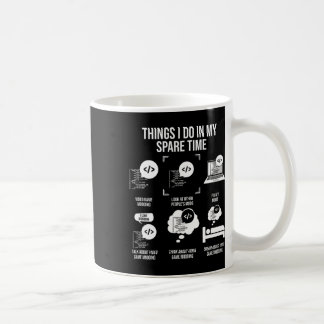 Things I Do In My Spare Time Video Game Gaming App Coffee Mug