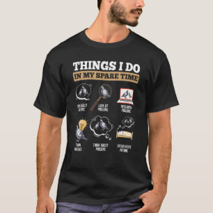 Things I Do My Spare Time Pigeon Breeding Racing T-Shirt