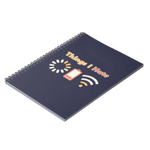 Things I Hate Computer Coding Notebook