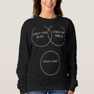 Things I Like To Do Things I'm Good At English Tea Sweatshirt