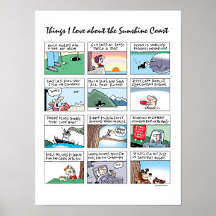 Things I Love About the Sunshine Coast, BC Poster