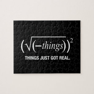 things just got real jigsaw puzzle