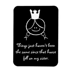 Things just haven't been the same... vinyl magnet