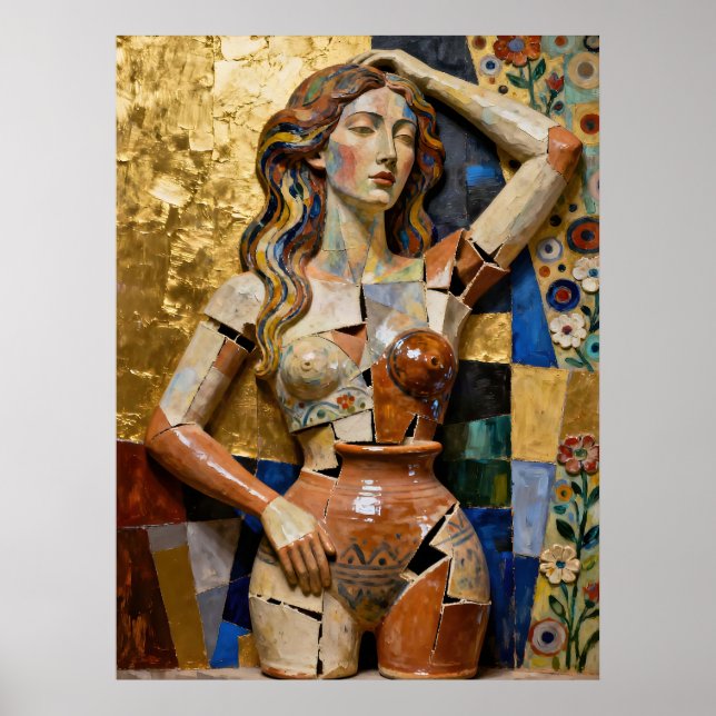 Things Keep Falling Apart – A Fragmented Portrait Poster (Front)