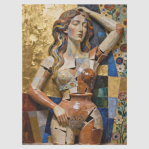 Things Keep Falling Apart – A Fragmented Portrait Tissue Paper