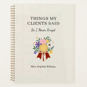 Things My Clients Said Funny Nurse Personalised Planner