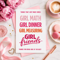 Things That Just Make Sense Friendship Card
