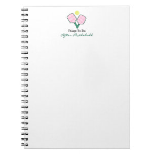 Things To Do After Pickleball Notebook