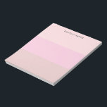 Things To Do List Blush Pastel Pale Pink Notepad<br><div class="desc">Things to do notepad for staying on top of daily tasks. Three colour block shades of blush,  pastel,  and pale pink.</div>