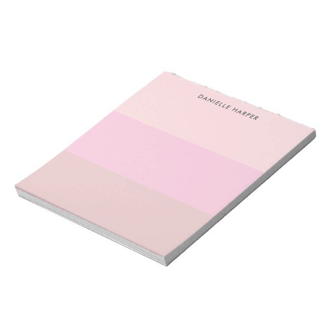 Things To Do List Blush Pastel Pale Pink Notepad (Rotated)