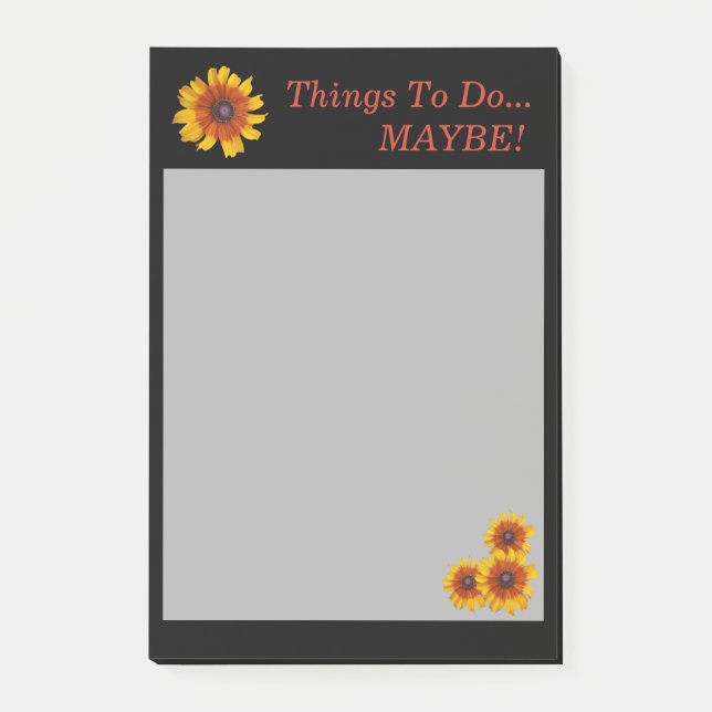 Things to Do... MAYBE! Post-it Notes (Front)