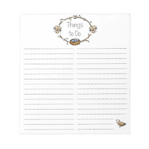 Things to Do Notepad