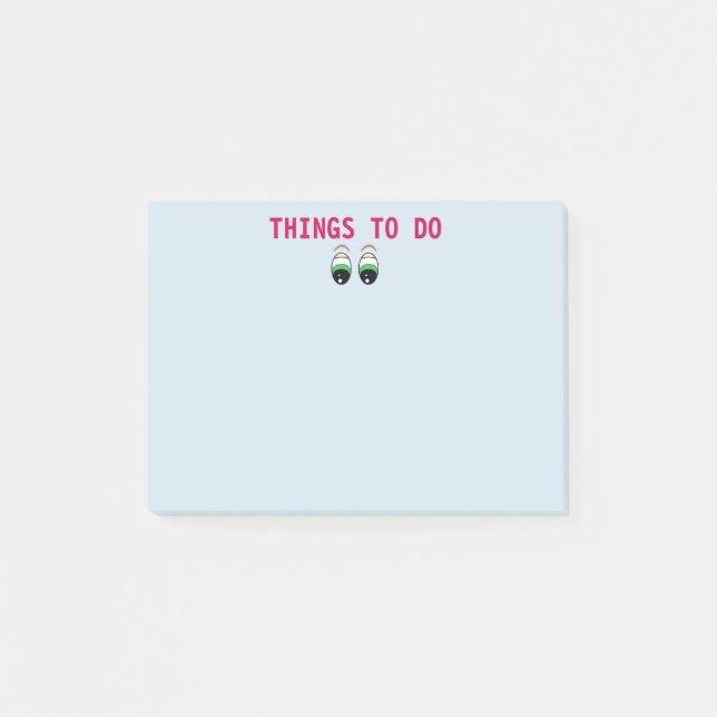 Things To Do Post-it Notes (Front)