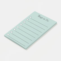 Things To Do Post It Notes