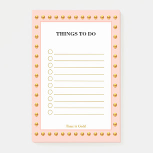 Things To Do Post-it Notes