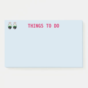 Things To Do Post-it Notes
