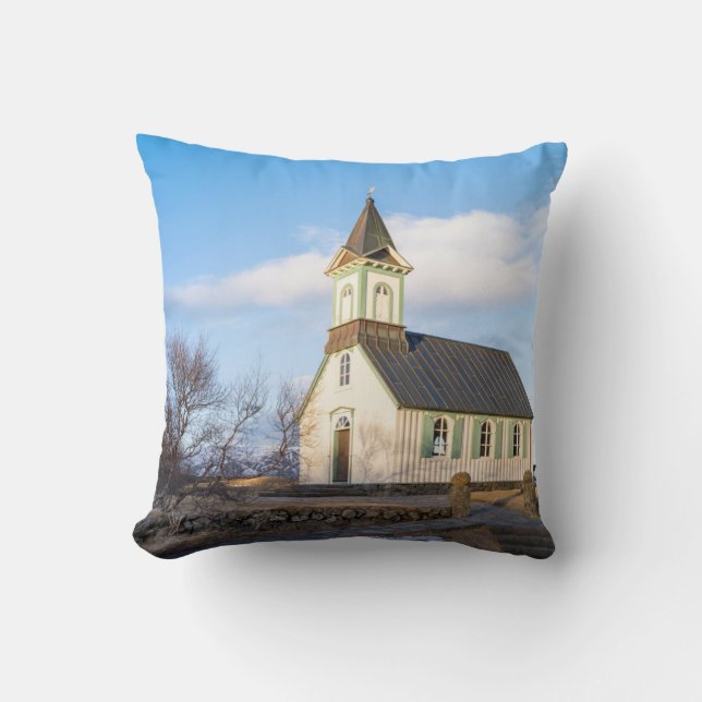Thingvellir National Park in Iceland Cushion (Front)