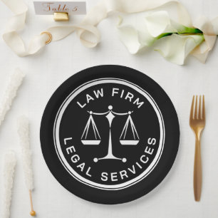Think About Justice - Law Classic Paper Plate