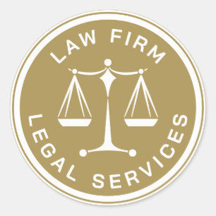 Think About Justice - Law Classic Round Sticker