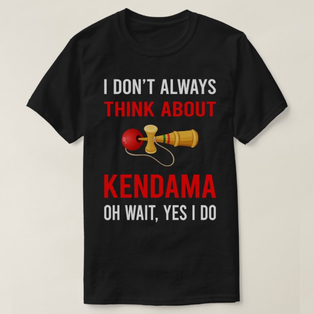 Think About Kendama T-Shirt (Design Front)