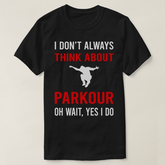 Think About Parkour T-Shirt (Design Front)
