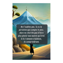 Think about yourself and remember