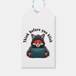 Think before you click - Cyber Security Gift Tags