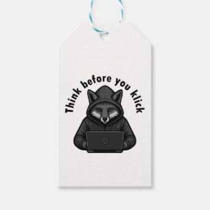 Think before you click - Cyber Security Gift Tags