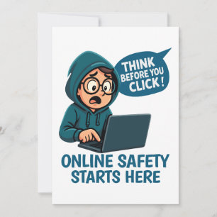 Think Before You Click - Online Safety Awareness Invitation
