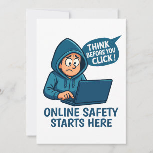 Think Before You Click - Online Safety Awareness Invitation