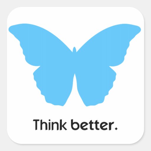 Image of Think better with MorphOS Square Sticker
