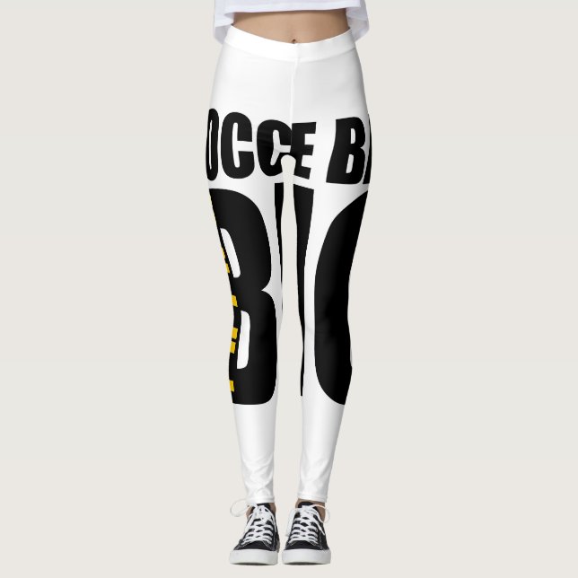 THINK BIG BOCCE-BALL SPORTS DESIGNS LEGGINGS (Front)
