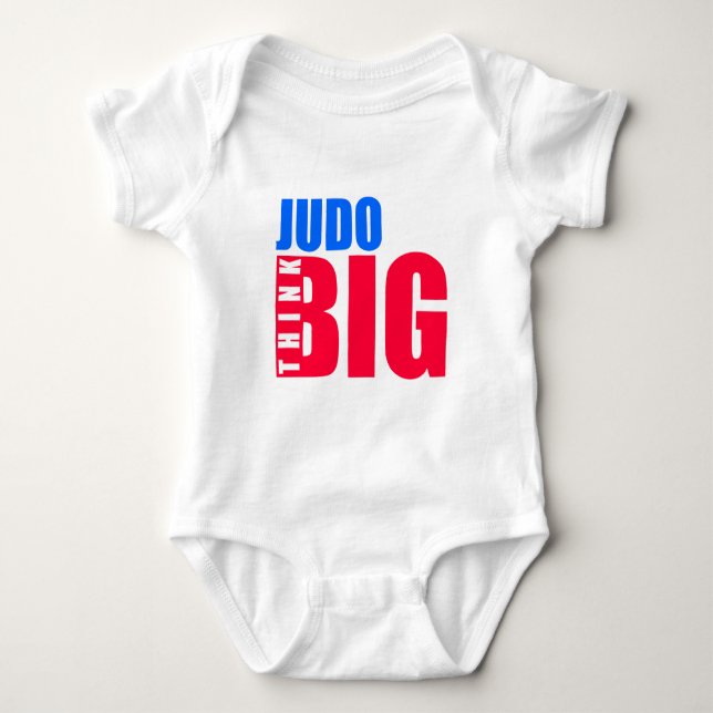 Think Big Judo Baby Bodysuit (Front)